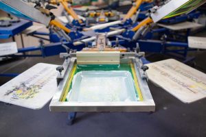 screen printing press