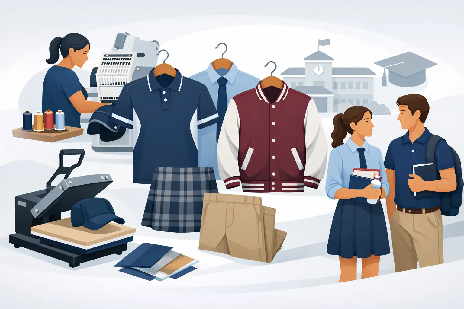 Custom Uniforms for Schools That Work Harder