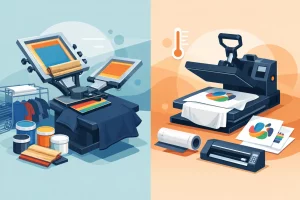 Screen Printing Versus Heat Transfer: Which Fits? 2 Screen Printing Versus Heat Transfer: Which Fits?